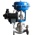 pneumatic diaphragm through single-seat control valve